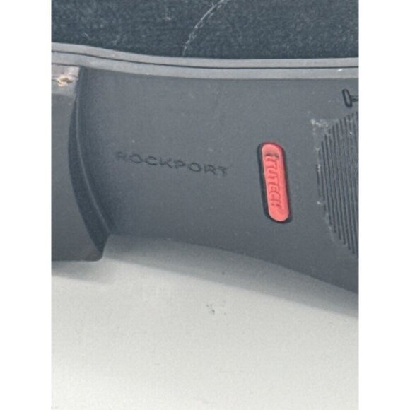 Rockport Black Suede Slip-On Loafers Size 7 - Picture 6 of 8